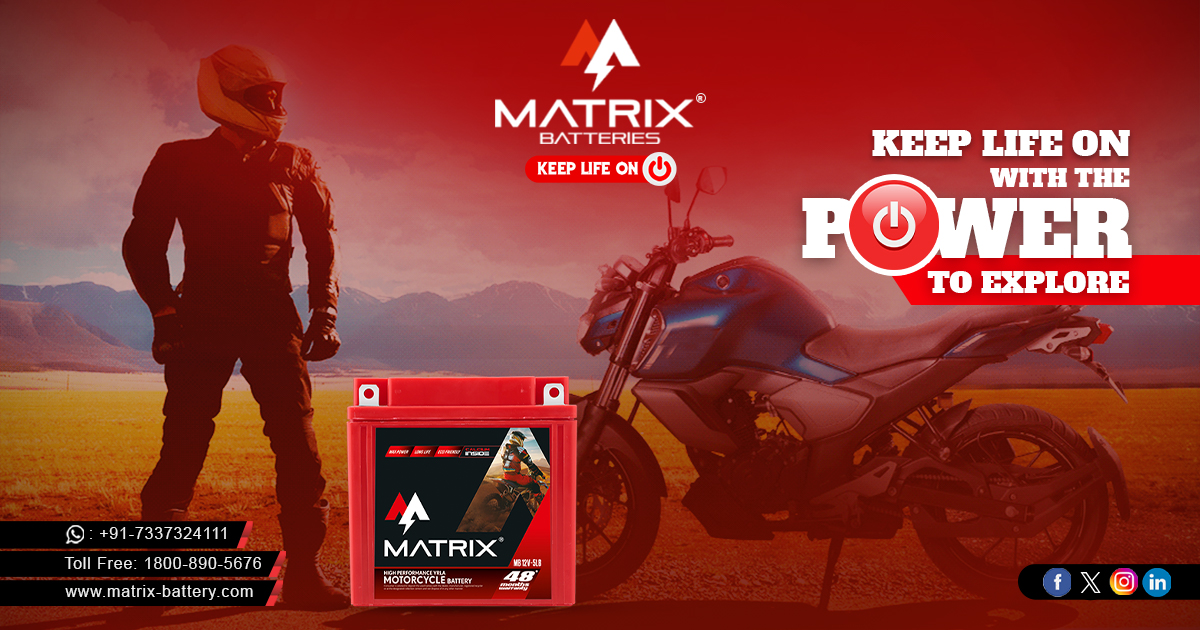 Unleashing Maximum Power: The Impact of Matrix Batteries in Two-Wheeler Racing